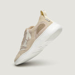zapato respetuoso barefoot tibi freekers adulto detalle | FZ Beige Serraje Reciclado