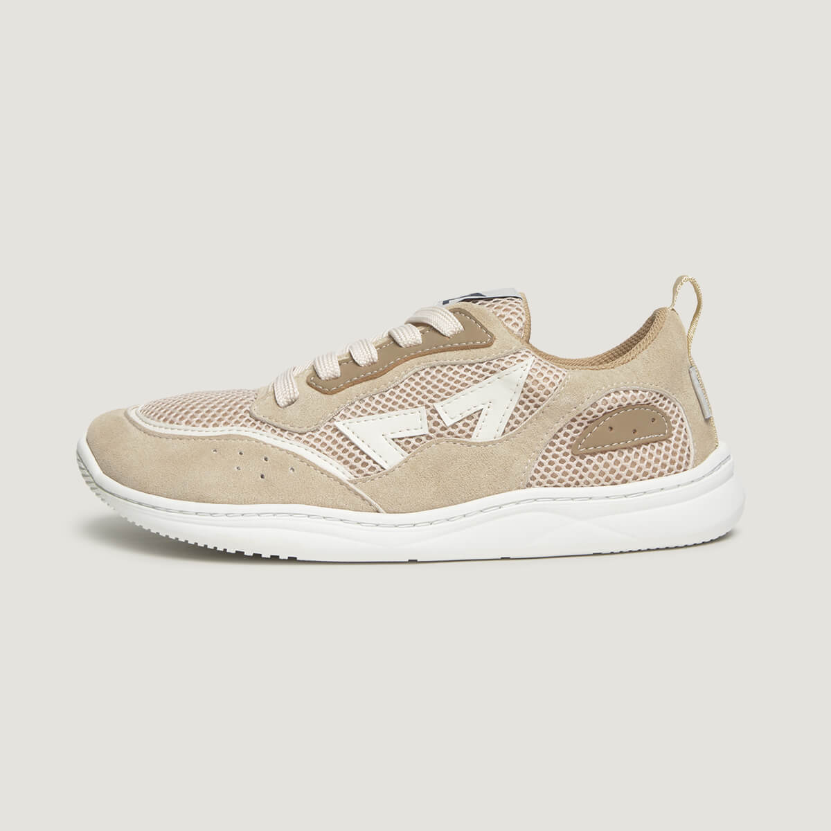 zapato respetuoso barefoot tibi freekers adulto | FZ Beige Serraje Reciclado