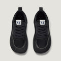 zapato respetuoso barefoot tibi freekers adulto | negro microfibra rejilla | cenital