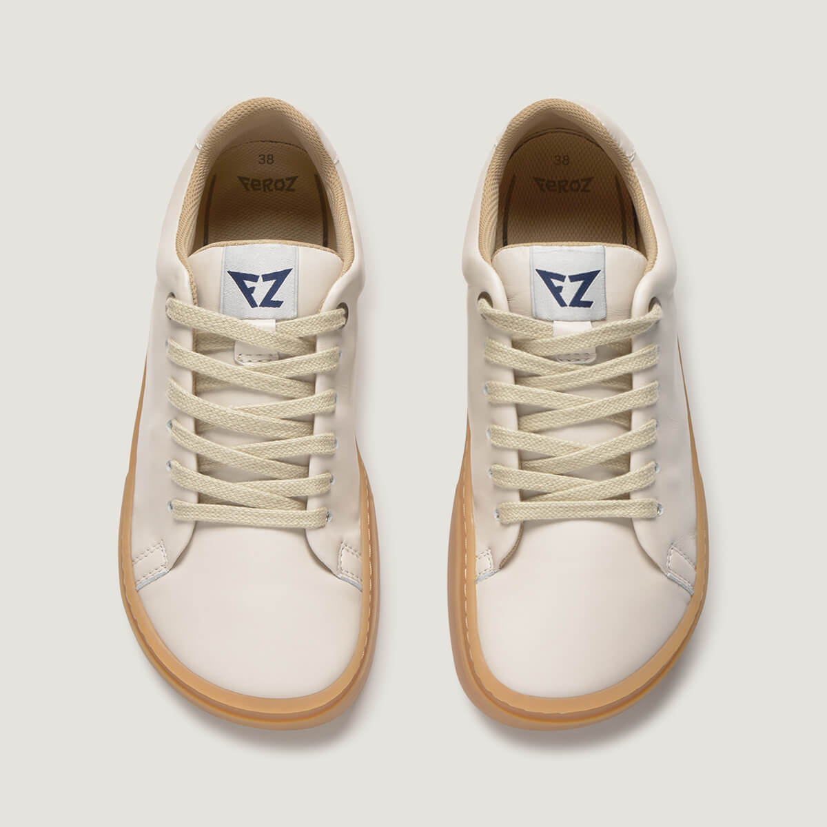 zapato respetuoso barefoot turia freekers adulto | beige piel | cenital