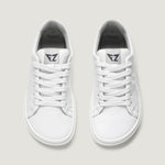 zapato respetuoso barefoot turia freekers adulto | blanco piel | cenital
