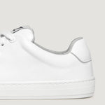 zapato respetuoso barefoot turia freekers adulto | blanco piel | detalle