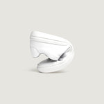 zapato respetuoso barefoot turia freekers adulto | blanco piel | plegado