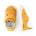 zapatos barefoot saludables ninos ninas color amarillo mostaza benisa rocker ss24  