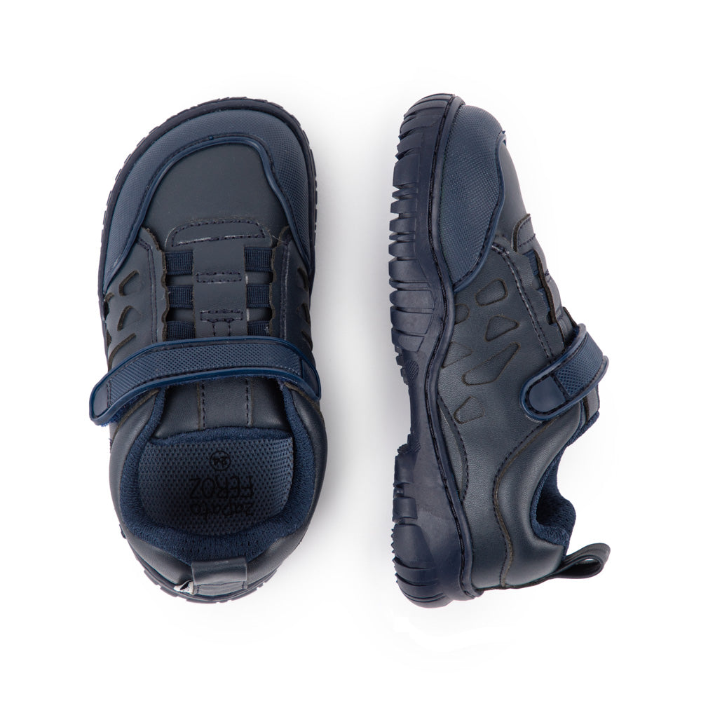 zapatos respetuosos blanditos flexibles forro plantilla transpirable bebe color onil azul