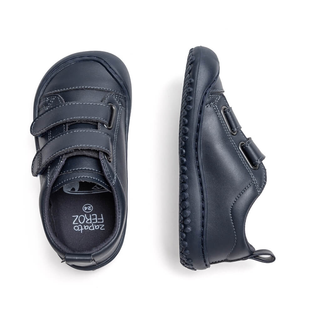 calzado flexible sin toxicos velcro infantil moraira azul aw21 03
