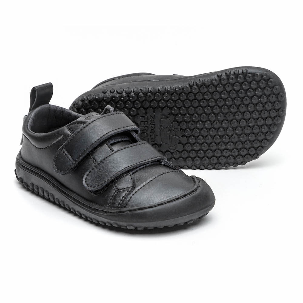 calzado flexible sin toxicos velcro infantil moraira negro aw21 02