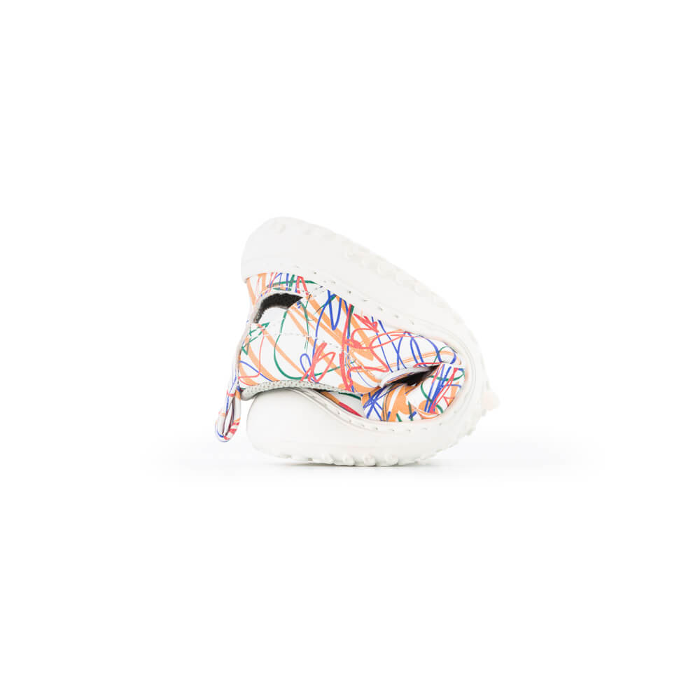 sandalias infantiles veganas microfibra diseno divertido rayajos colores canet rocker risco ss24