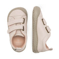 zapatillas deportivas infantiles nobuck calzado minimalista ninos velcro colores rocker moraira feroz rosa palo AW22 03
